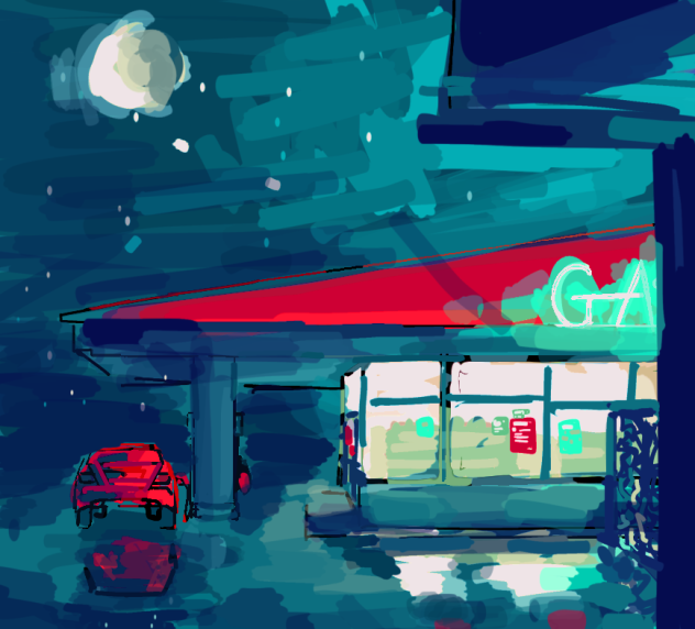 Gas station