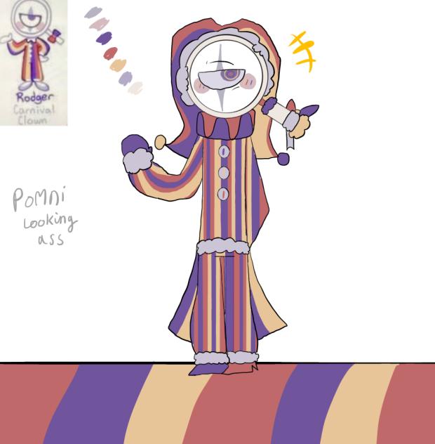 Rodger. Carnival clown