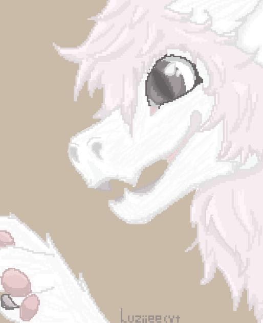 My fursona, Alabaster