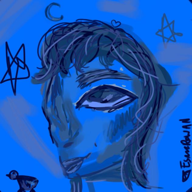 blue