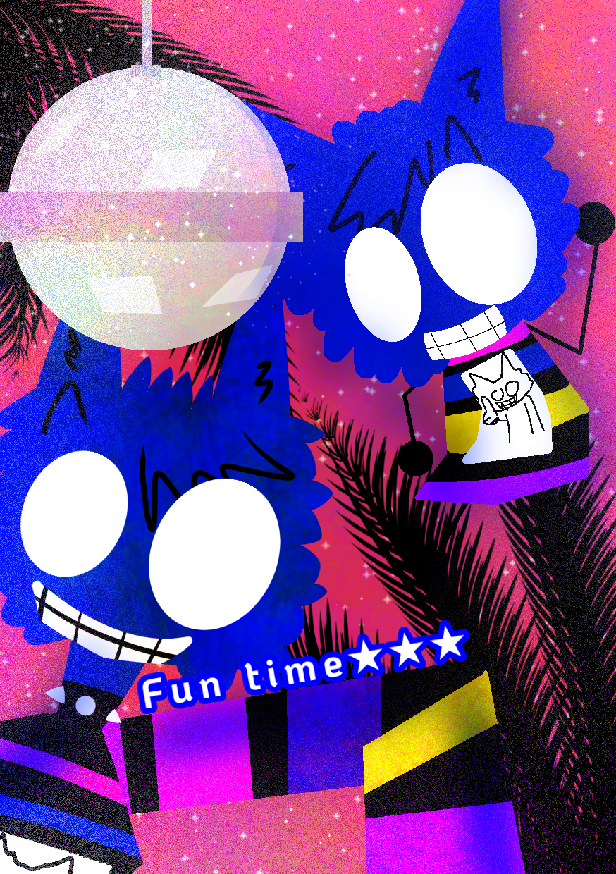 disky disco time with dexter - ibisPaint