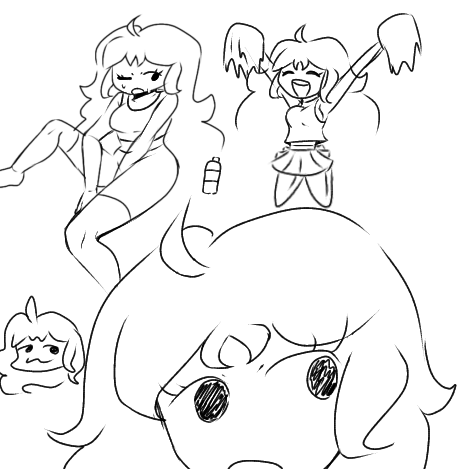 drawing girlfriend for the 100000th time