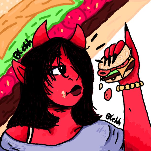 Demon burger!!★