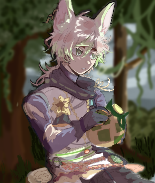 When I redesigned tighnari genshin art