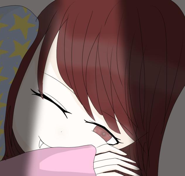 ニカッ