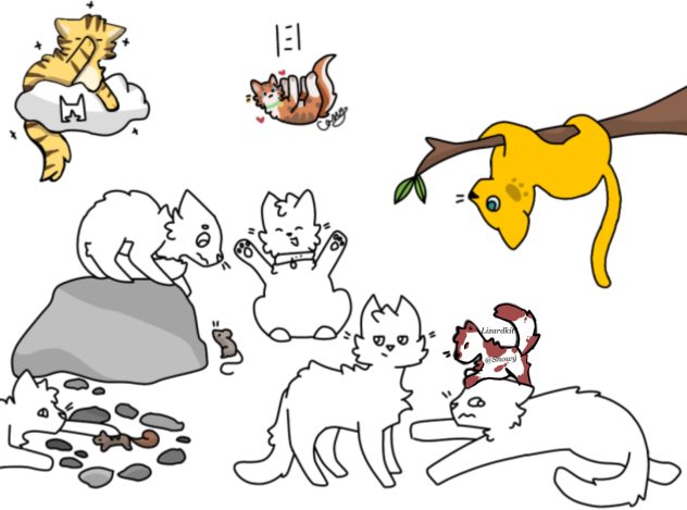 Lizardkit! Warrior cats collab