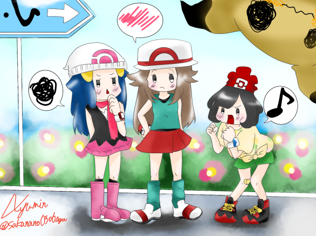 リーフ先輩と2人と1匹と