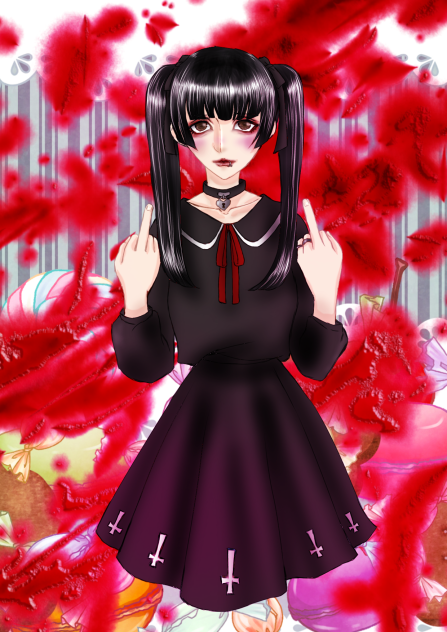 地雷系女子 - ibisPaint