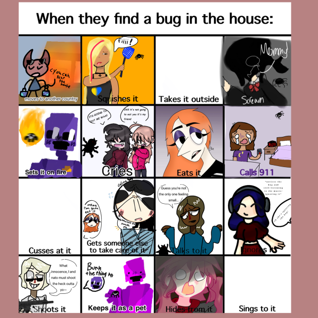whey they find a bug in the house colabe