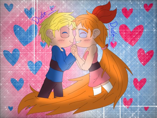 Blossoomer - nose touch 💙🩷