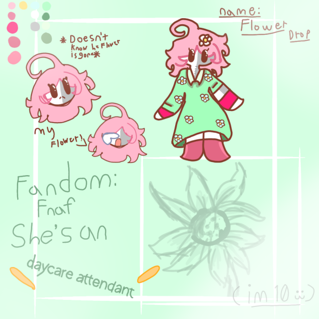 Flower drop - ibisPaint