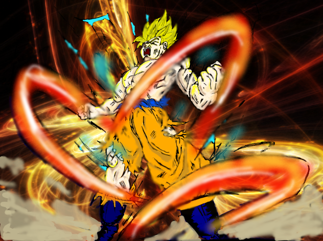 孫悟空のキラキラ 孫悟空【L】{FB03-027} - カードラッシュ ドラゴンボール