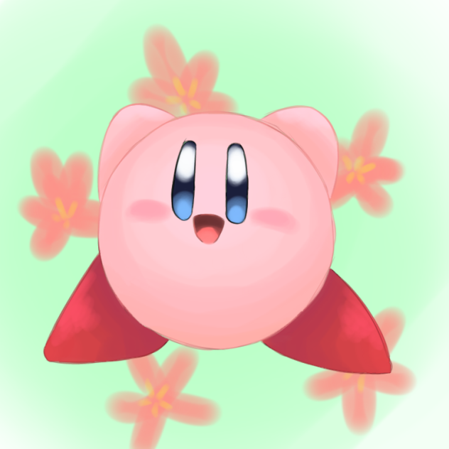 厚塗りカービィ！