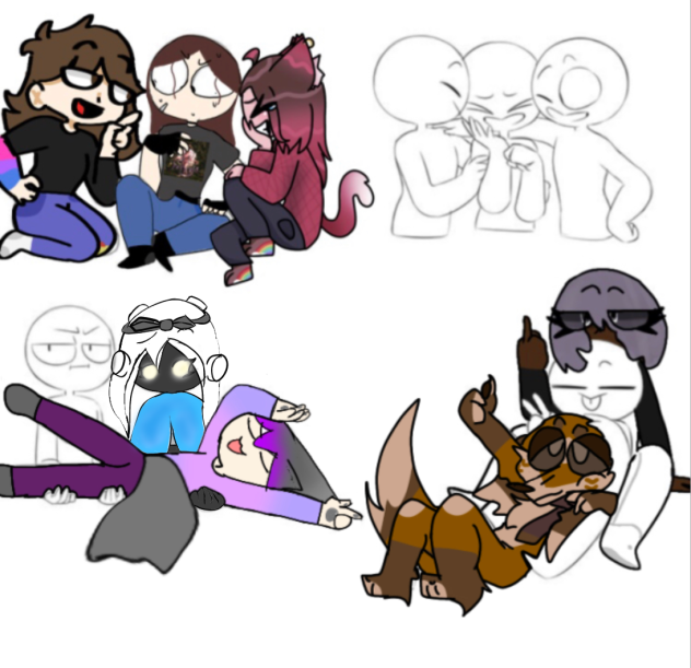 Friend trio collab
