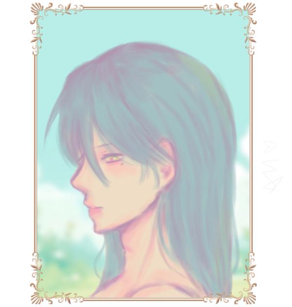 accidentally drew my OC😅🌸❄️