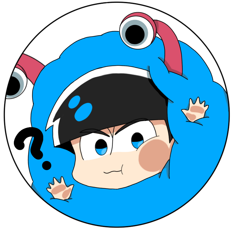 カラゲルゲアイコン 覗いてる Ibispaint