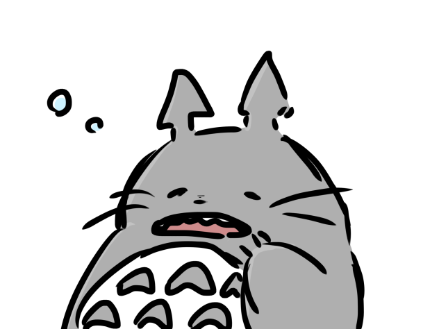 落書きすぎるトトロ