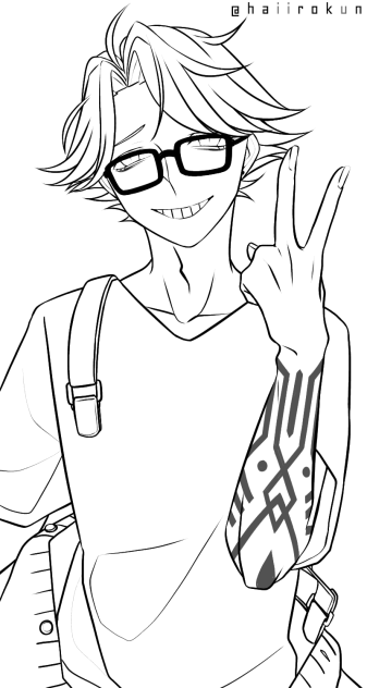 ジーク君（塗り絵）