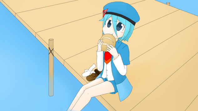 ゆっくり実況のサムネで使う絵2【オリキャラ BluePlanets ロウェイ】