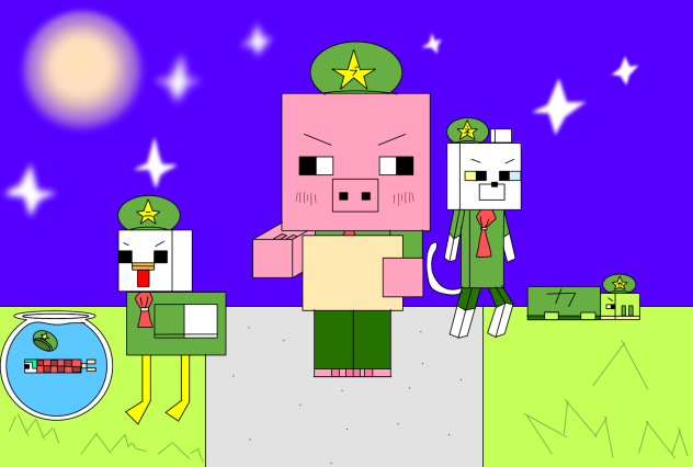 マイクラ動物探検隊