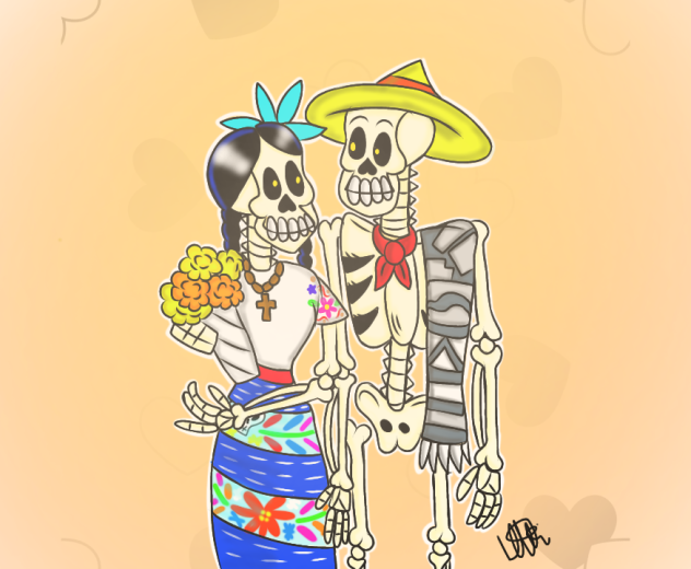 calaveras guerrerenses 💛💛💛💀🧡🧡🧡