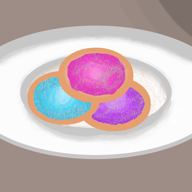 Cookies with rainbow sprinkles