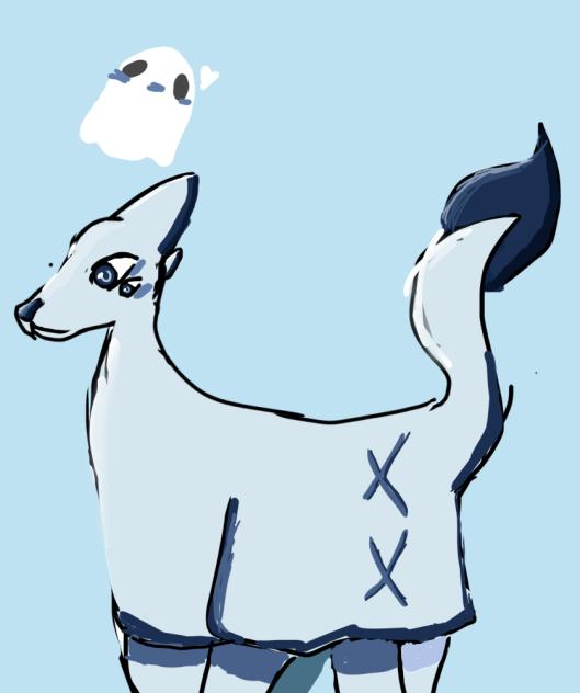 Ghost puppy 👻