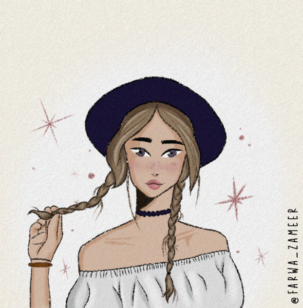 Cute Girl With Braids