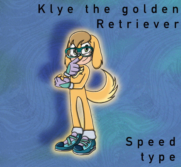Klye the golden retriever