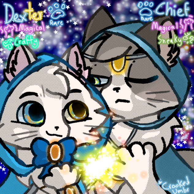 Castle Cats 4 Chief and Dexter