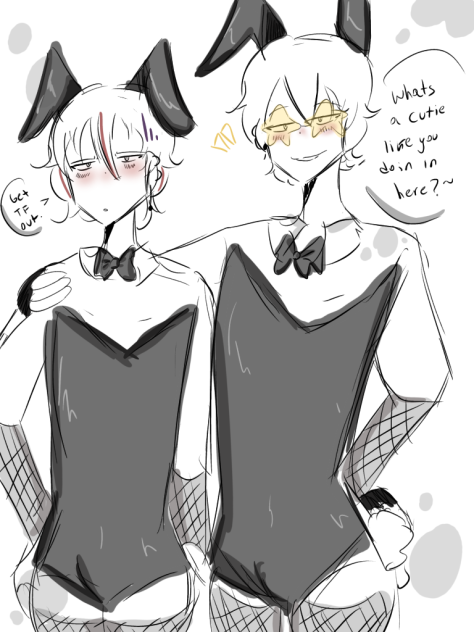 Bunny boi’s 💀(sketch thing idk)
