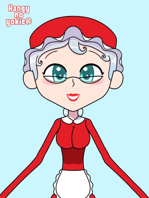 hangy no yokie Chrisman 'mrs Claus
