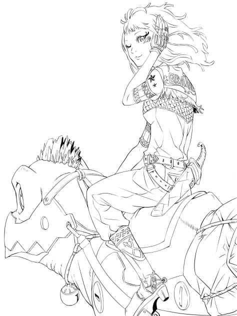 ☆Prizm snow☆(線画)