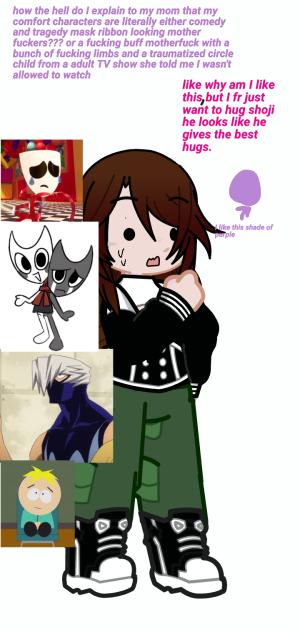 my comfort characters