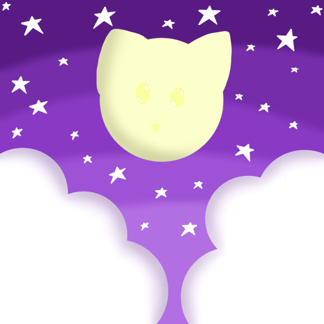 Moon cat paperwall for sale