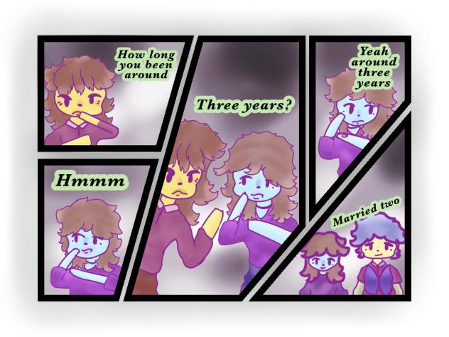 3 years alive and 2 married