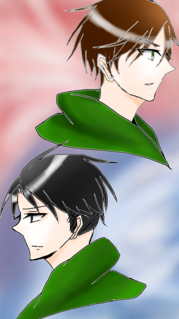 エレンと兵長