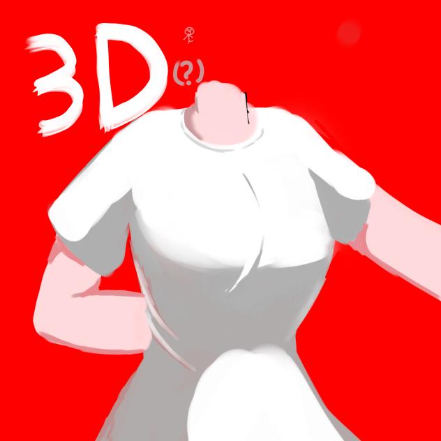 3D的なやつ描きました