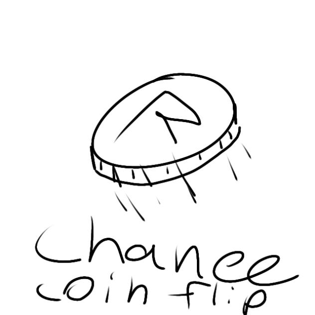 Chance coin flip animation