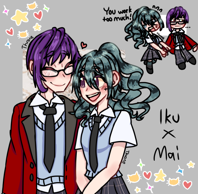 My sister’s OC’s Iku and Mai!