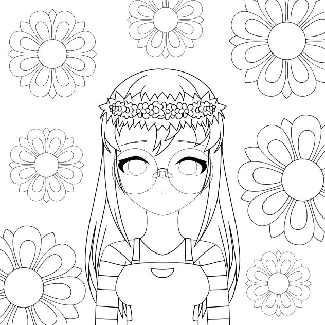 Request. Black pearl - lineart.