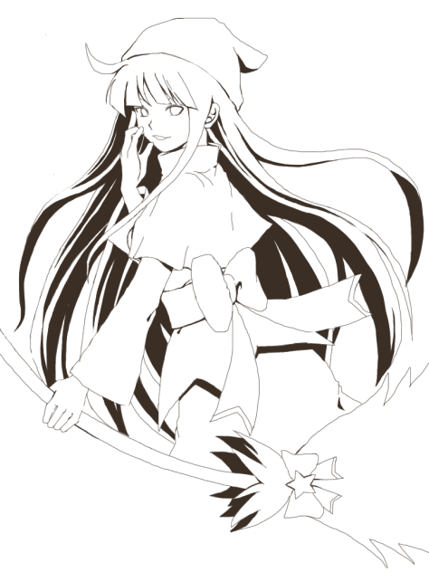 ぷよぷよ ウィッチ 線画