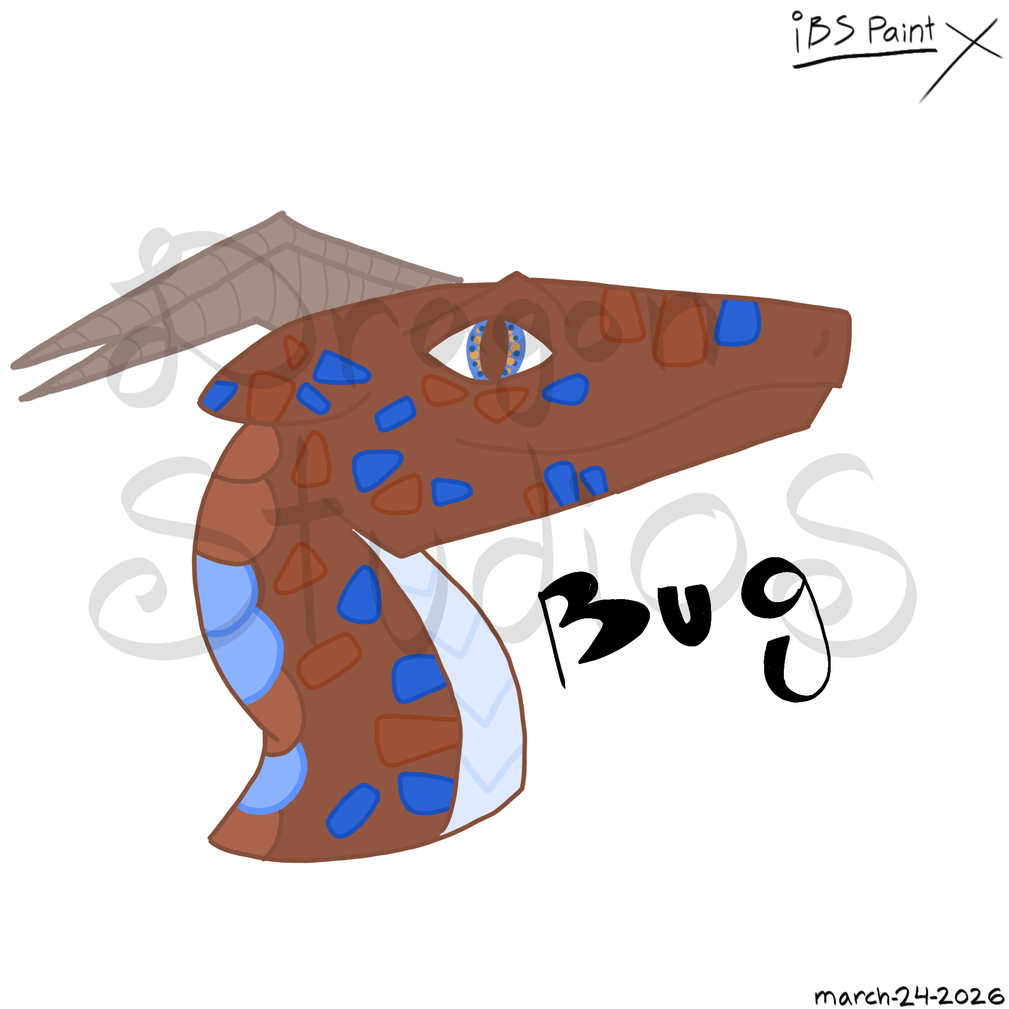 bug the dragon - ibisPaint