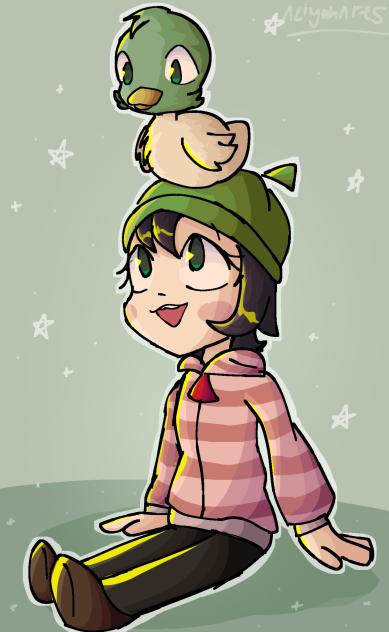 Sarah and duck