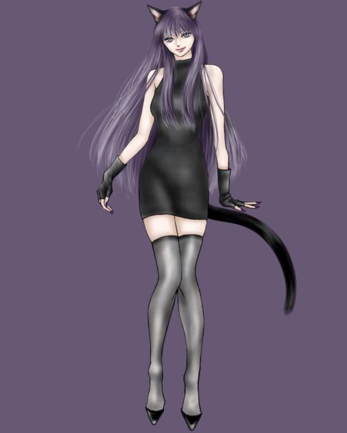 立ち絵　猫耳