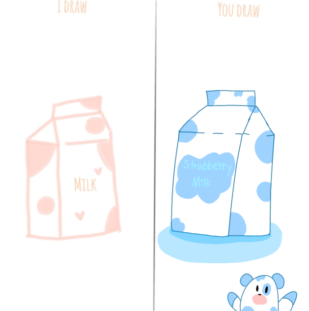 I draw u draw Milk