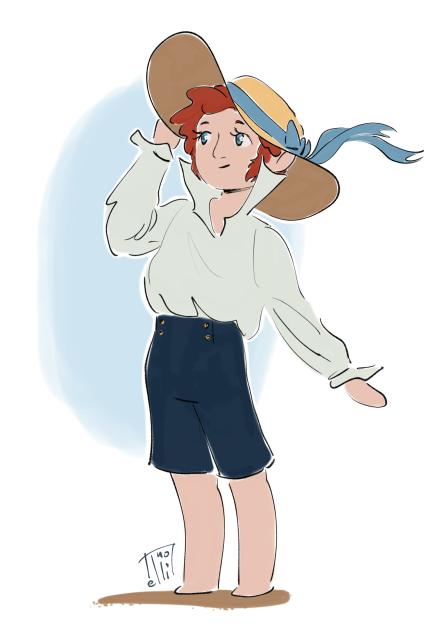 Little beach day doodle