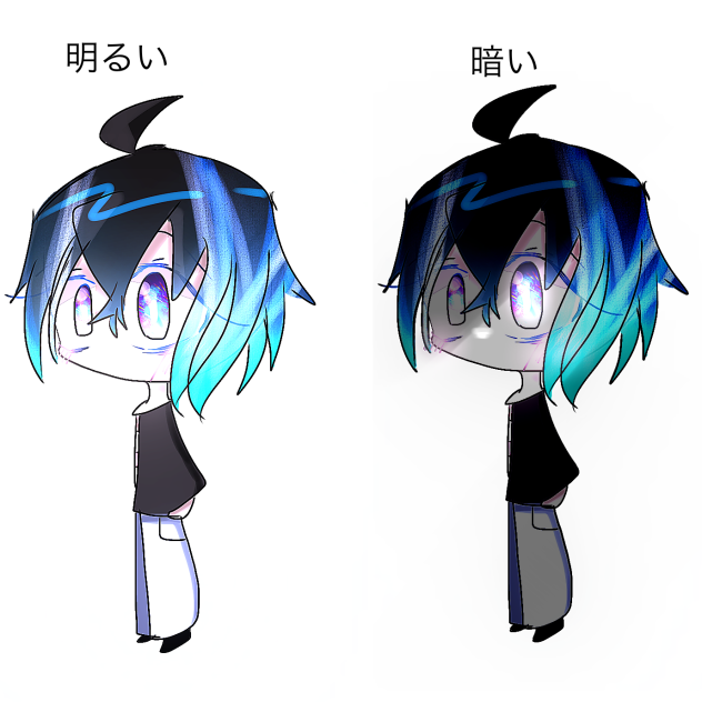 お目目ぱっちり