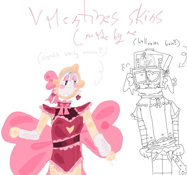 valentines skins for glisty and boxy