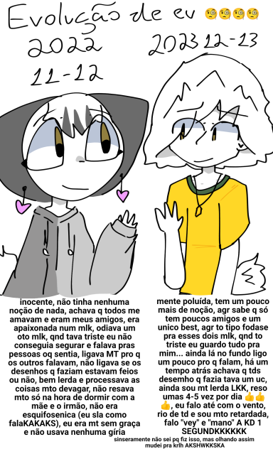 evolusao d eu 👽💅